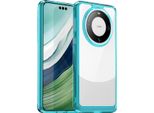 Custodia Per Huawei Mate 60 Pro Trasparente, Antiurto Custodia Protettiva In Silicone Tpu Azzurro