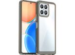 Custodia Per Honor X6 /Honor X8A /Honor X8 5G Trasparente, Antiurto Tpu Silicone Custodia Protettiva Grey