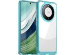 Custodia Per Huawei Mate 60 Trasparente, Protettiva In Silicone Tpu Antiurto Azzurro