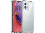 Custodia Per Motorola Moto G84 Trasparente, Custodia Protettiva In Silicone Tpu Antiurto Trasparente