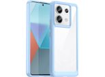 Custodia Per Xiaomi Redmi Note 13 Pro Trasparente, Antiurto Tpu Silicone Custodia Protettiva Blu