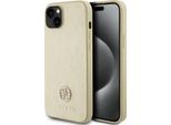 Guess Guhcp15Mps4Dgpd Iphone 15 Plus / 14 Plus 6.7 ZłOty/Oro Custodia Rigida Strass Logo Metallo