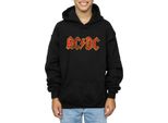 Ac/Dc - Felpa Con Cappuccio Per Ragazzi BI337 (116) (Nero)