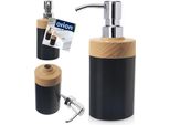 Distributore Di Sapone Liquido Orion Distributore Di Detersivo Distributore Di Sapone Contenitore Per Sapone Nero 380 Ml