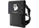 Karl Lagerfeld Torebka Klwbsakhpck Czarny/Nero Saffiano Monogram Choupette