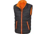 Result Core - Gilet Imbottito Per Bambini BC5465 (146-152) (Nero/Arancione)