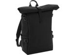 Bagbase - Zaino "Block"", Roll Top BC5478 (Taglia Unica) (Nero)"