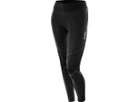 Loeffler Ciclismo Pantaloncini Lunghi W Bike Tights Ws Elastico Windstopper Per Le Donne-Nero