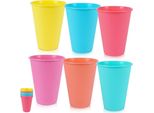 Set Di Bicchieri Di Plastica Bicchieri Per Feste 400 Ml 6 Pz.
