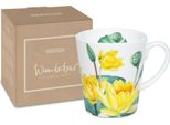 KÖNitz Mug Wunderbar Lotus In Confezione Regalo - 600 Ml In Porcellana Bone China
