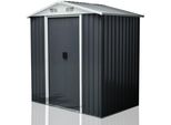 Geräteschuppen Metall Gerätelager Werkzeugschuppen Gerätehaus Gartenhaus SAFE L