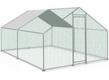 Tolletour 3X3X2M Pollaio Pollaio Galvanizzato Gabbia Per Conigli Gabbia Per Pollame Tetto In Pe