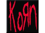 Korn - Magnete Da Frigo, Logo RO7031 (Taglia Unica) (Nero/Rosso)