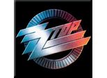 Zz Top - Magnete Da Frigo, Stile Cerchio RO7038 (Taglia Unica) (Nero/Grigio)
