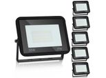 Tolletour 5X 30W Faro Led Faretto Led Faro Impermeabile Faro Da Esterno Faro Di Sicurezza Per Giardino Garage Bianco Freddo