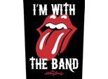 The Rolling Stones - Toppa "I'm With The Band"" RO7267 (Taglia Unica) (Nero/Rosso/Bianco)"