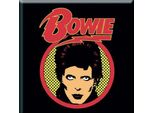 David Bowie - Magnete Da Frigo, Sham RO7543 (Taglia Unica) (Nero/Rosso)
