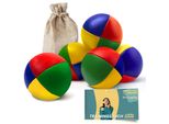 Palline Da Giocoleria In Set Da 5; Set Di Palline Da Giocoleria Professionali In Un Sacchetto Di Iuta; Palline Da Giocoleria Morbide Per Principianti E Giocolieri Esperti