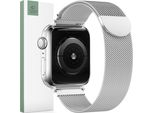 Tech-Protect Watch Strap Milaneseband Apple Watch 4/5/6/7/SE 38/40/41Mm, Silver