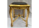 Casa Padrino Tavolino Barocco Oro Antico / Nero - Tavolino In Legno Massiccio Fatto A Mano Con Piano In Marmo - Mobili In Stile Antico - Mobili Barocchi