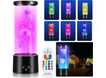 Yakimz Led Medusa Lampada Lava Con Telecomando Lampada Lava Luce Notturna Medusa Rgb