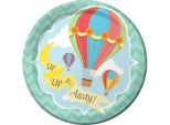 Creative Converting - Piatto Party "Up & Away"" Confezione Da 8 - Carta SG26542 (Taglia Unica) (Colorato)"