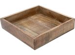 Vassoio Kentville 25X25 Cm - Quadrato - Ciotola Decorativa In Legno Di Mango