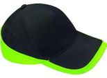 Beechfield - Berretto "Teamwear Competition"" BC4915 (Taglia Unica) (Nero/Lime)"