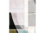 Cartissi - Stampa Su Tela "Blu Verde Bianco"", Astratto PM6973 (80 Cm X 60 Cm) (Bianco/Blu/Verde)"