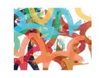 Cartissi - Gerahmter Leinwanddruck "New Shuffling Ii"" PM6987 (40 Cm X 50 Cm) (Bunt)"