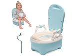 Tolletour Vasino Per Bambini Vasino Per Bambini, Sedile Del Water Per Bambini Con Maniglie E Antiscivolo, Per Bambini Da 1 Anno Blu