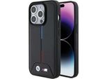 Bmw Bmhcp15X22Pvtk Custodia Rigida Per Iphone 15 Pro Max6.7 Czarny/Nero Trapuntata Tricolore