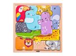 Puzzle Di Animali Woody Woody 91995