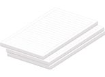 Pricaro Blocco Note "Foderato"", A5, 3 Pezzi"