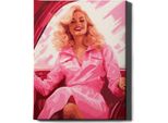 Oh Art! - Set Di Pittura Per Numeri Barbie - 40X50Cm, Con Cornice In Legno E Pennelli Fai Da Te
