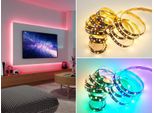 Striscia Led Rgbww Dimmerabile Per Pc Gaming E Retroilluminazione Tv 5 M