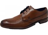 Bugatti Rinaldo Comfort Weite, Elegante Scarpa Stringata Da Uomo In Marrone, Misura 46