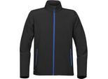 Stormtech - Giacca Softshell "Orbiter"" Da Uomo BC5643 (3XL) (Nero/Blu Azzurro)"