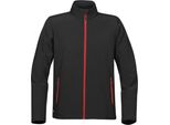 Stormtech - Giacca Softshell "Orbiter"" Da Uomo BC5643 (3XL) (Nero/Rosso)"