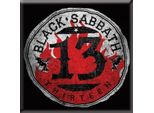 Black Sabbath - Magnete Da Frigo "13"" RO9580 (Taglia Unica) (Nero/Rosso)"