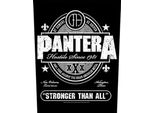 Pantera - Toppa "Stronger Than All"" RO9522 (Taglia Unica) (Nero/Bianco)"