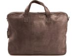 Harold's Pelle Laptop Bag Con Scomparto Per Laptop Submarine Notebookbag Carry Case Brown Marrone Scuro