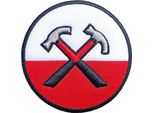 Pink Floyd - Cerchio - Toppa Da Stirare "The Wall Hammers"" - Cotone 3D RO8999 (Taglia Unica) (Bianco/Rosso)"