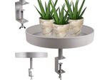 Vilde Portafiori Supporto Per Piante Scaffale Per Fiori Supporto Per Vasi Da Fiori In Metallo Grigio 36 Cm