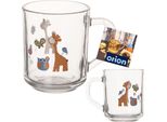 Orion Bicchiere In Vetro Per Bere Tazza Tazza Per Bambini Giraffe 230 Ml