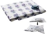 Sacchetti Sottovuoto Orion Per Abiti E Biancheria Da Letto Lavanda 130X100 Cm