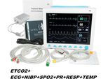 CMS8000 Monitor Paziente CO2 Segni Vitali Icu 7-Parametri Con Capnografo