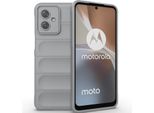 Custodia Per Motorola Moto G54 Custodia Protettiva In Silicone Tpu Morbido Antiurto Grigio