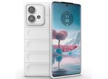 Custodia Per Motorola Edge 40 Neo Custodia Protettiva In Silicone Tpu Morbido Antiurto Bianco