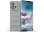 Custodia Per Motorola Edge 40 Neo Custodia Protettiva In Silicone Tpu Morbido Antiurto Grigio